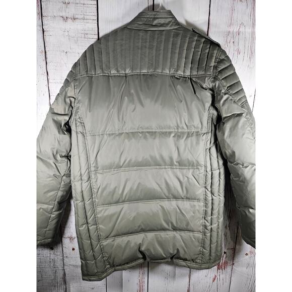 Calvin Klein Women’s Winter Puffer Parka Jacket Down Feather Size M Green - Picture 6 of 8